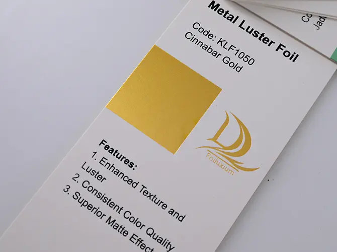 Metall -Glanzfolie